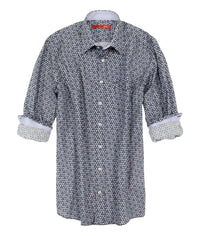 Georg Roth Los Angeles long sleeve button up Men Shirt mini print