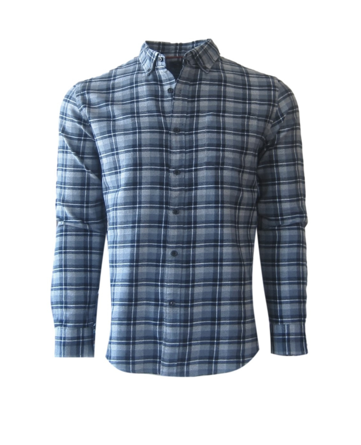 Georg Roth Los Angeles - 25062 Blue/Grey Plaid Flannel Shirt