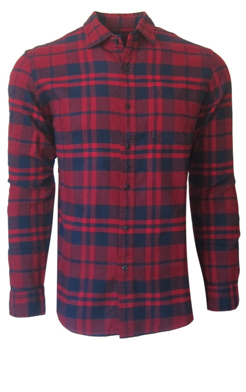 Georg Roth Los Angeles - 25073 Red & Navy Plaid Flannel