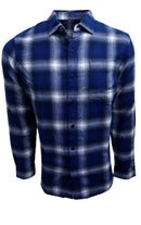 Super soft and cozy flannel plaid works perfect in any wardrobe as an over shirt or on its own.
Easy casual with your favorite denims and over a white Tee makes an effortless fashion statement.
100% Cotton
1 Breast pocket
Navy buttons
Machine wash cold hang to dry or dry clean 