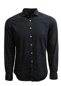 A truly spectacular shirt like no other.

Raising the bar in special washes and dying,the shirt has been curated with a very special chemical free wash and dye creating a stunning, eye-catching  shade of charcoal grey Looks fantastic on its own or open with  tee as an overshirt.

Please upsize 1 size

100% Cotton

Soft collar

Machine or hand wash cold, no bleach

Hang or lay flat to dry