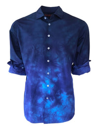 
For the Georg Roth collector, you will love the look and fabrication of our special crystal dyed print. Stunning shades of blues make this your perfect denim companion. Casual and worn open with a Georg Roth Tee, or elegant under a jacket. A work of art, guaranteed to bring you many compliments....A shirt like no other!!
100% Pima Cotton, Super Soft