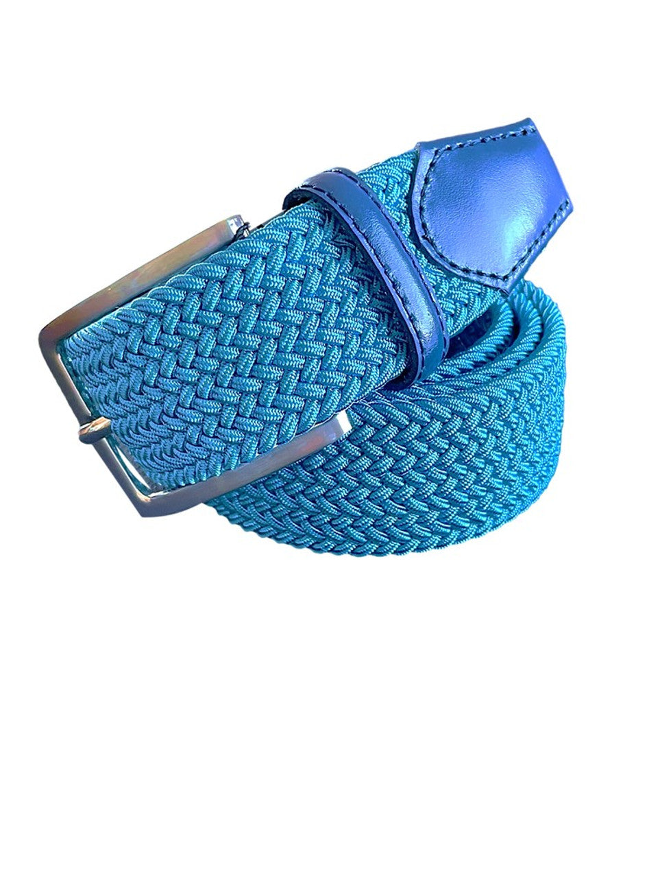 Georg Roth Los Angeles Mens Turquoise Stretch Belt Golf Belt Bonn-5388