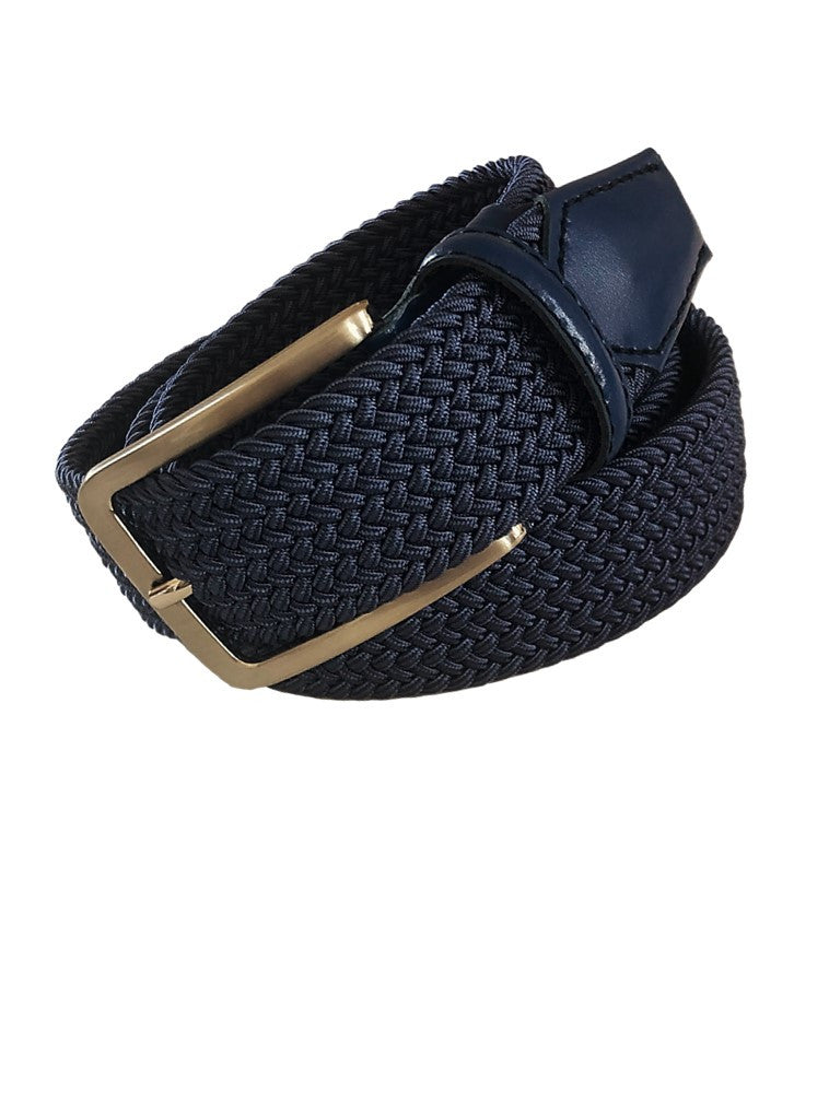 Label: Georg Roth Los Angeles
Compliment your Jeans or Trousers with our awesome stretch braided belt. Comfort is King
Navy Braided w/ Navy Genuine Leather Tipping
Stretch
Golf Belt
Width 35 mm
Order 1 size greater than pant size.
Made in Germany