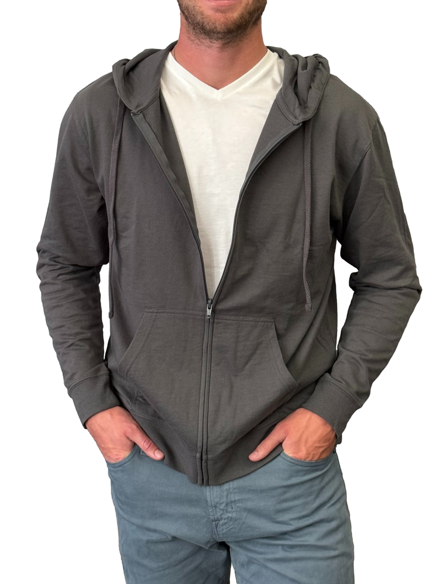 Georg Roth Los Angeles-HT-7008 Zip Hoodie Slate