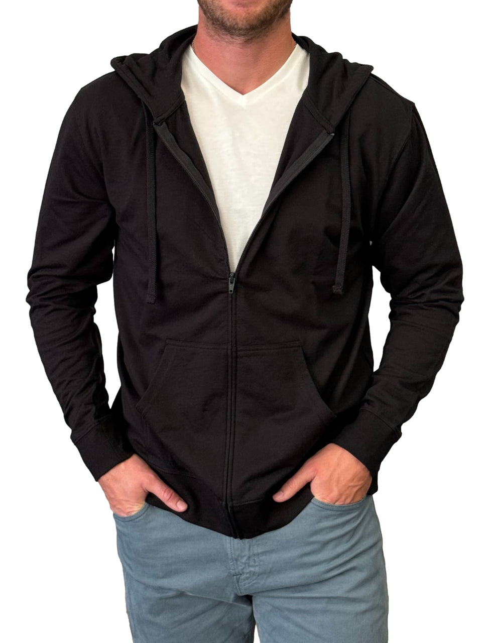 Georg Roth Los Angeles-HT-9008 Zip Hoodie Black