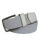 "Hole In 1" Mens Golf Stretch Belt 1000 White