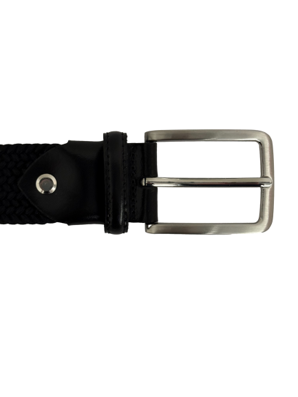 "Hole In 1" Mens Golf Stretch Belt 1001 Black