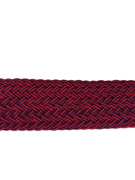 "Hole In 1" Mens Golf Stretch Belt 2002 Red/Navy