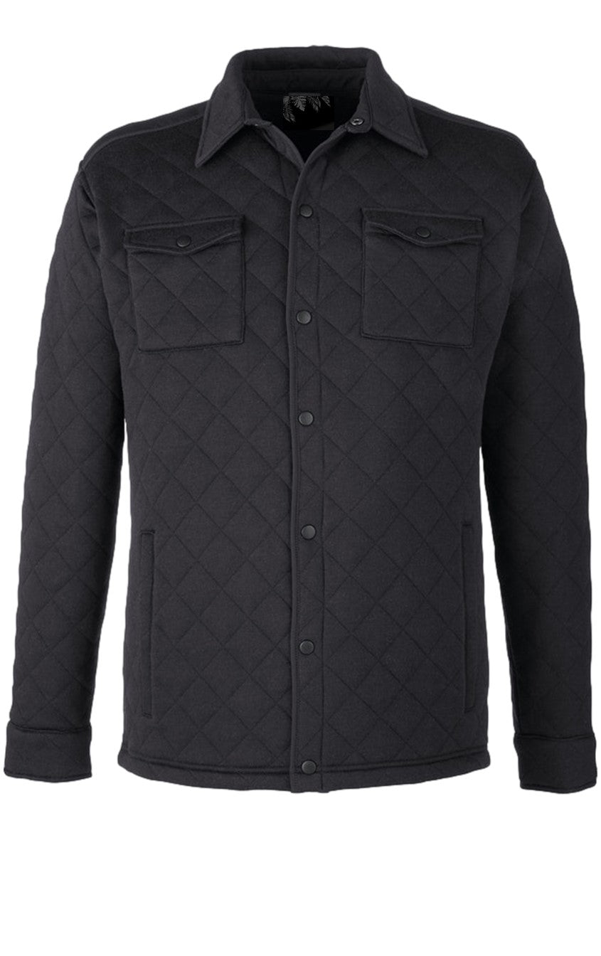 Georg Roth Los Angeles - JQCC-90061 THE QUILTED OVER SHIRT JACKET BLACK