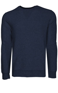 Pure comfort and style.
100% Cotton raised stripe in Navy pullover.
Crew neck
Color: Navy
Runs true to size
Machine wash cold lay flat to dry