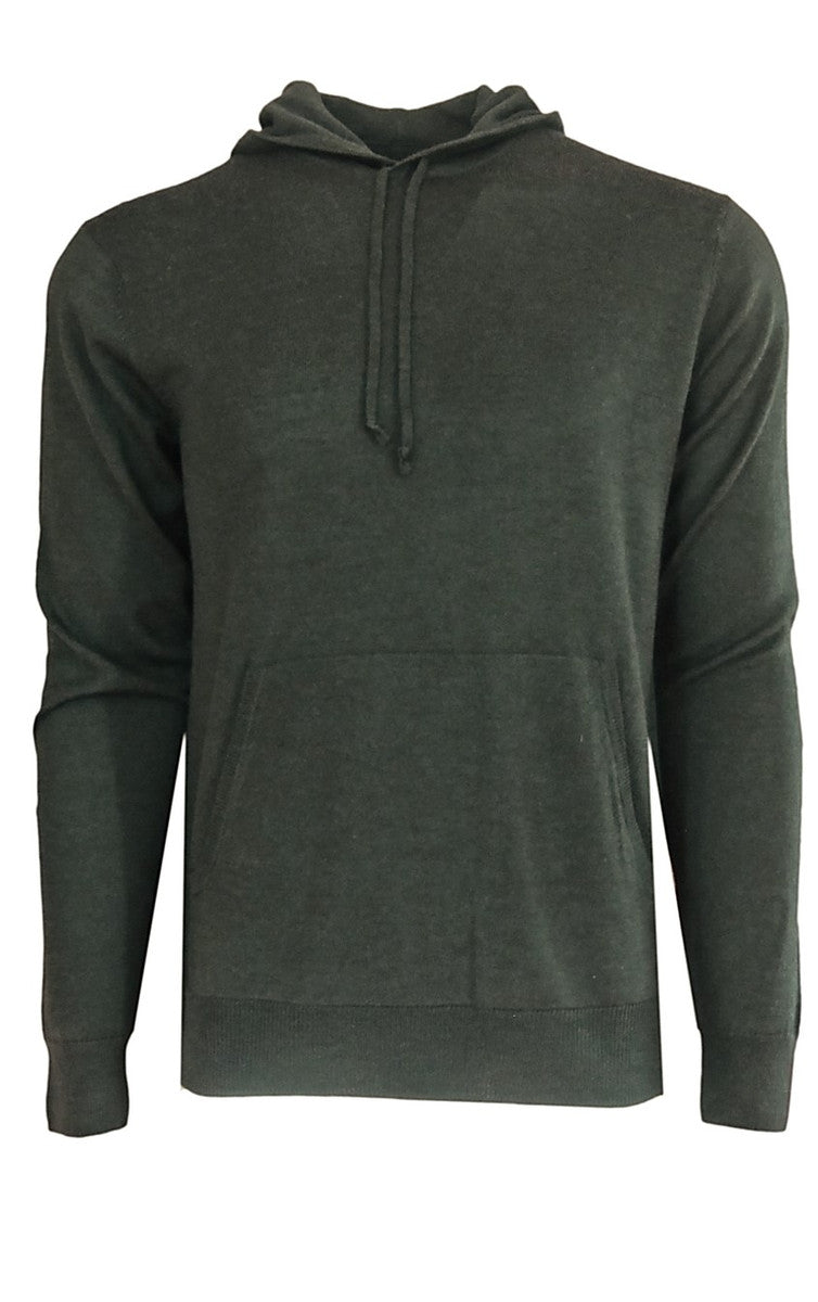 Georg Roth Los Angeles - KMPH-60074-OLIVE MERINO HOODIE