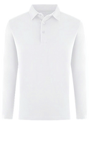 Georg Roth Los Angeles - Luxury Pima Cotton Mens Polo Long Sleeves POLS-1013 White