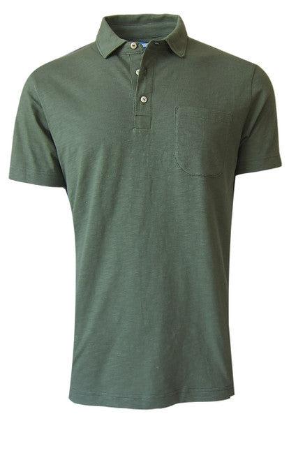 Georg Roth Los Angeles - RELAXED COTTON POLO POSB-60167-SAGE