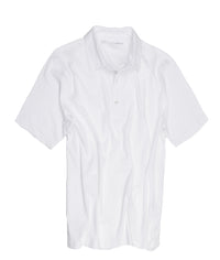 The White Polo Shirt you will find at: 

https://myshirtmylife.com/luxury-polo-short-sleeves-pima-cotton-mens-polo-white-poss-1013/