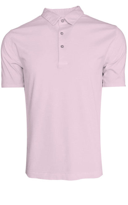 GEORG ROTH LOS ANGELES - Luxury Short Sleeves Pima Cotton Mens Polo Shirt POSS-3013B PINK