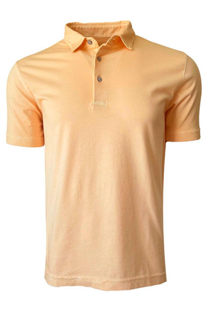 GEORG ROTH LOS ANGELES - Luxury Short Sleeves Pima Cotton Mens Polo Shirt POSS-3203B Melon