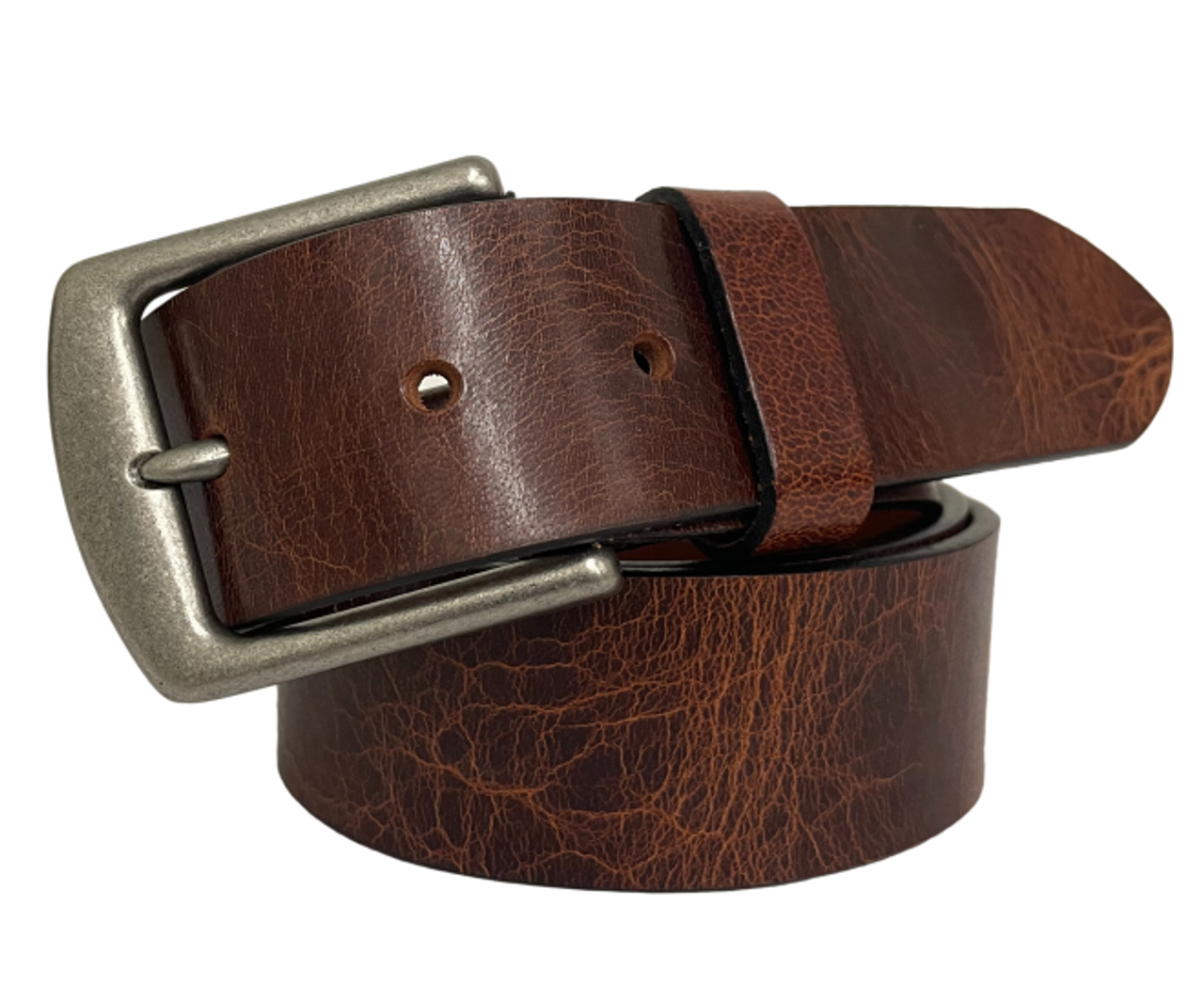 Georg Roth Los Angeles Casual Leather Belt for Men color Cognac Stuttgart 6008