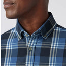 Mizzen + Main City Flannel - Denim Blue William Plaid