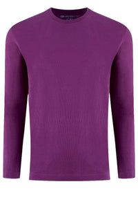 Georg Roth Los Angeles - Luxury Crew-Neck Long Sleeves Pima Cotton Mens T-shirt TCLS-30132 Berrie