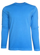 Georg Roth Los Angeles - Luxury Crew-Neck Long Sleeves Pima Cotton Mens T-shirt TCLS-5332 Royal Blue