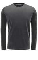 Georg Roth Los Angeles - Luxury Crew-Neck Long Sleeves Pima Cotton Mens T-shirt TCLS-7024 Grey