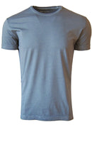 Georg Roth Los Angeles - Luxury Pima Cotton Mens Crew-Neck Short Sleeves Tshirt TCSS-5102 Capri Blue